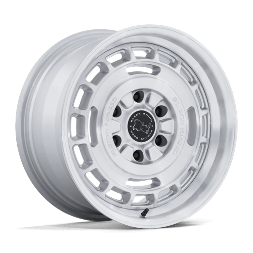 Black Rhino Hard Alloys BR600 VAGABOND, 17X8, 6X130, ET32, CB84.1, GLOSS SILVER W/ MACHINED FACE BR600SD17803832