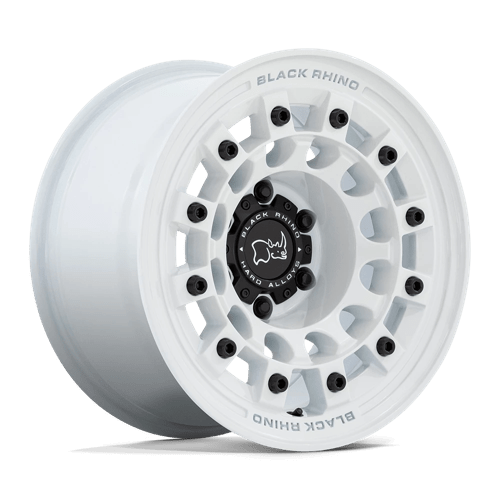 Black Rhino Hard Alloys FUJI, 17X8, 5X114.3, ET30, CB72.56, GLOSS WHITE BR004WX17801230