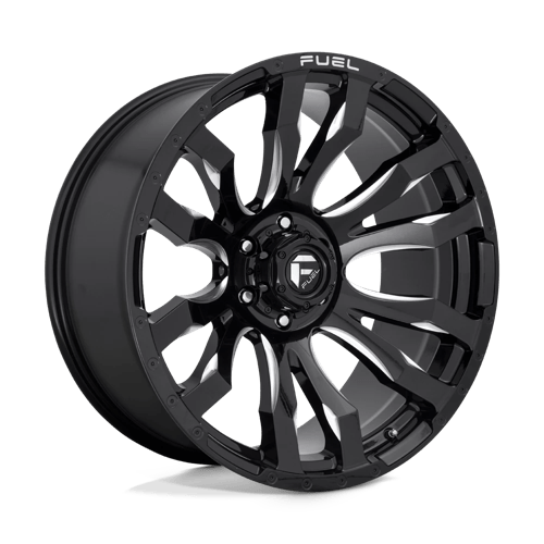 Fuel 1PC D673 BLITZ, 17X9, 5X127, ET-12, CB71.5, GLOSS BLACK MILLED