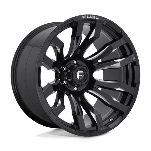 Fuel 1PC D673 BLITZ, 22X12, 6X139.7, ET-44, CB106.1, GLOSS BLACK MILLED