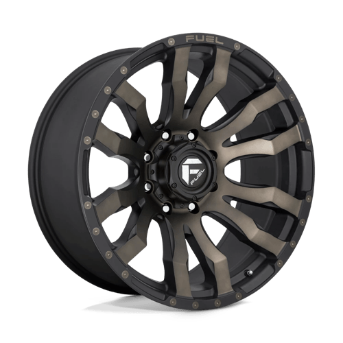 Fuel 1PC D674 BLITZ, 22X12, 6X139.7, ET-44, CB106.1, MATTE BLACK DOUBLE DARK TINT