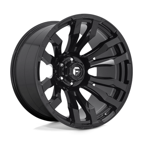 Fuel 1PC D675 BLITZ, 18X9, 8X165.1, ET-12, CB125.1, GLOSS BLACK