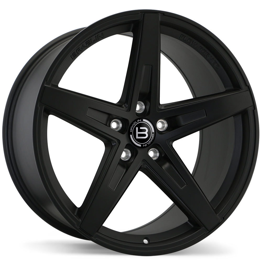 Braelin BR08, 20x10.0, 5x120.65, ET45, CB74, Matte Black - BR08-2000-61FN+45C740