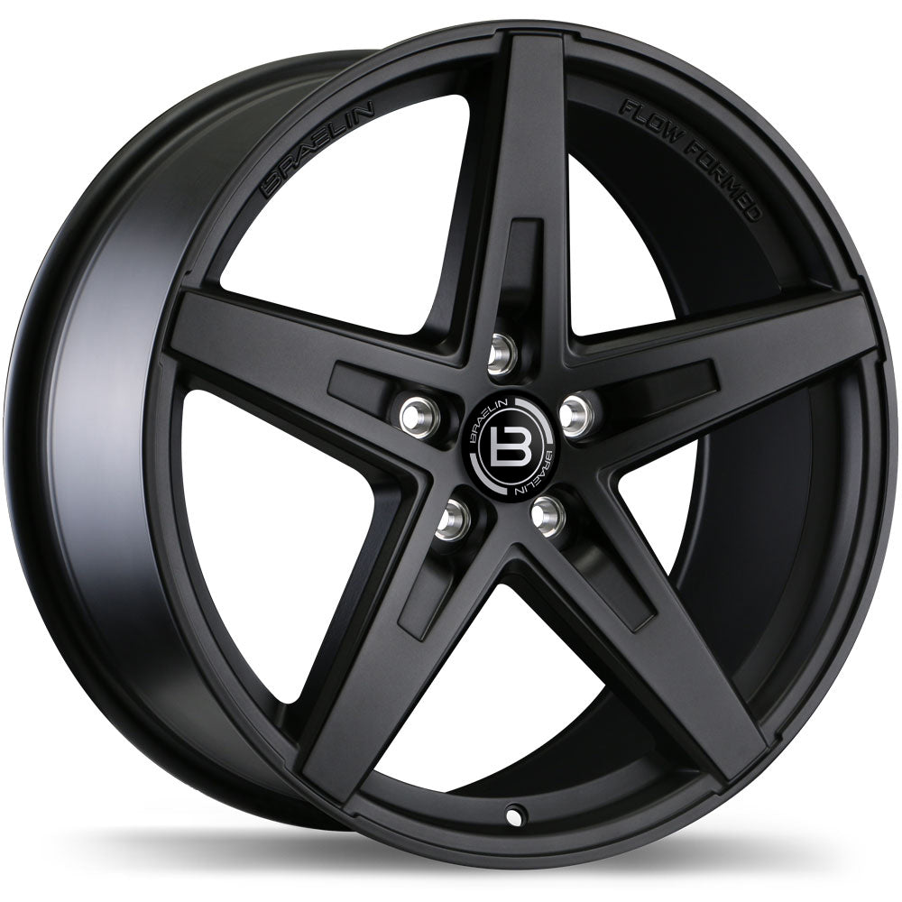 Braelin BR08, 20x8.5, 5x114.3, ET45, CB67.1, Matte Black - BR08-2085-65FN+45C671