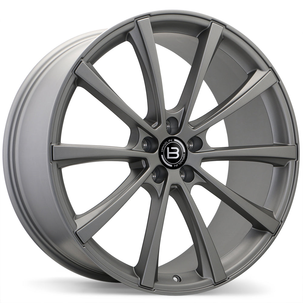 Braelin BR09, 22x10.0, 5x114.3, ET45, CB67.1, Satin Charcoal - BR09-2200-65GT+45C671