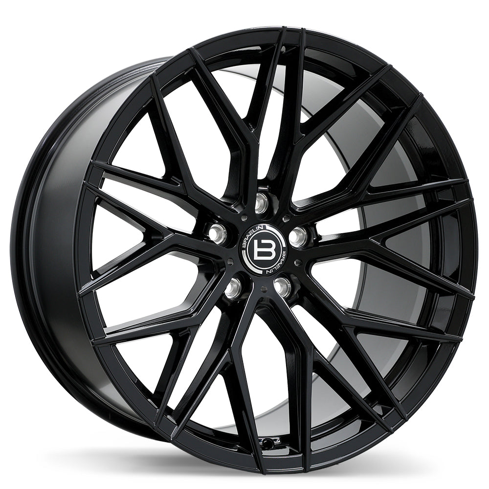 Braelin BR10, 20x10.5, 5x120.65, ET30, CB70.3, Gloss Black - BR10-2005-61BN+30C703