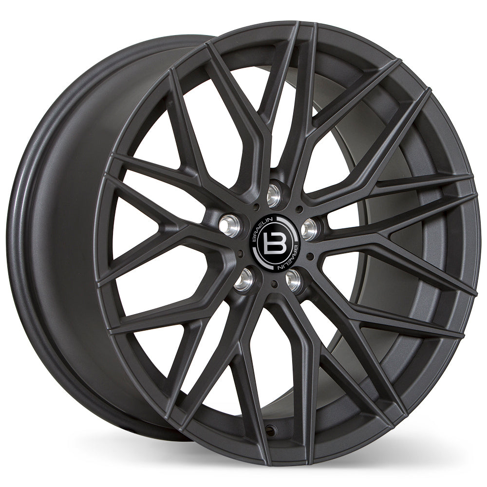 Braelin BR10, 19x9.5, 5x108, ET25, CB67.1, Matte Graphite - BR10-1995-31GM+25C671