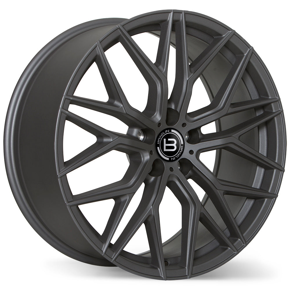 Braelin BR10, 18x8.0, 5x114.3, ET35, CB60.1, Matte Graphite - BR10-1880-65GM+35E601