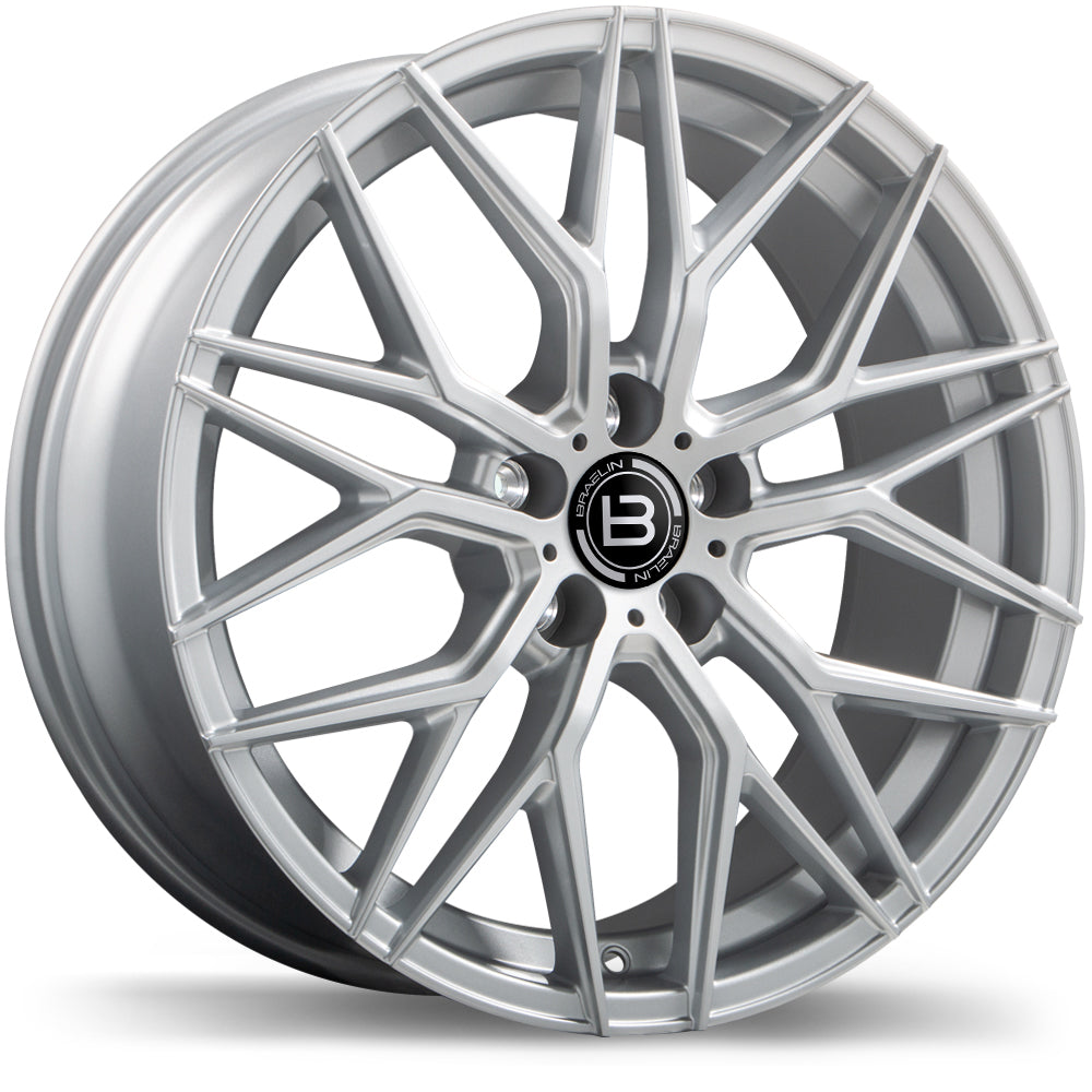 Braelin BR10, 19x8.5, 5x114.3, ET45, CB56.6, Gloss Silver - BR10-1985-65SN+45C566