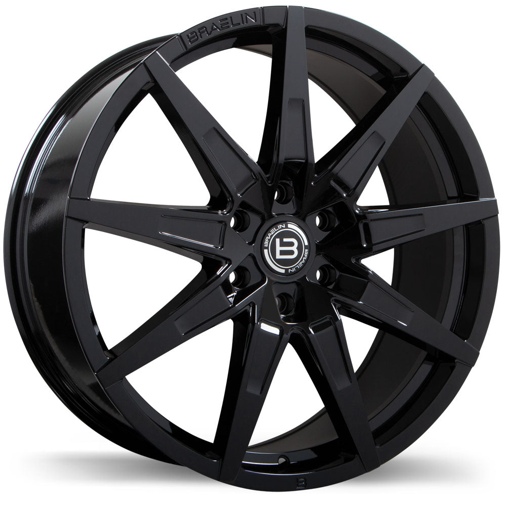 Braelin BR15, 20x8.5, 6x127, ET45, CB78, Gloss Black - BR15-2085-56BN+45C780