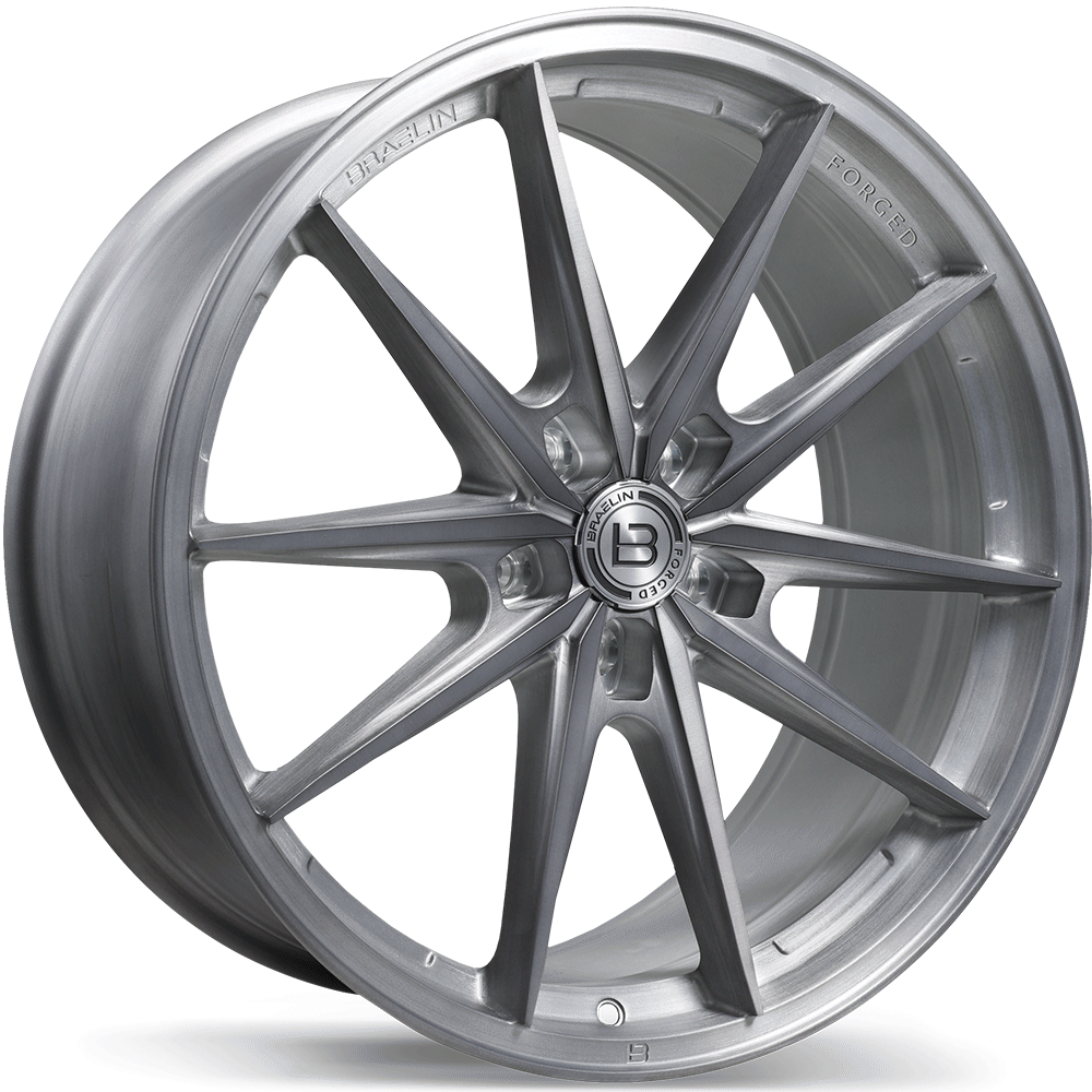 Braelin BRF1, 20x10.5, 5x114.3, ET45, CB57.1, Brushed Matte Carbon Grey - BRF1-2005-65NF+45C571