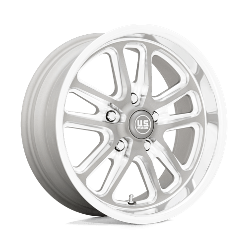 US Mag 1PC U130 BULLET, 17X8, 5X127, ET1, CB78.1, TEXTURED GUNMETAL W/ MILL EDGE
