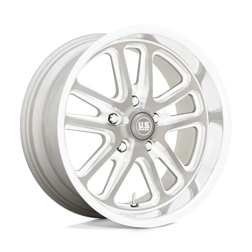 US Mag 1PC U130 BULLET, 18X8, 5X127, ET1, CB78.1, TEXTURED GUNMETAL W/ MILL EDGE