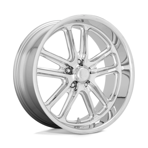US Mag 1PC U131 BULLET, 24X10, 5X120.65, ET5, CB72.56, CHROME