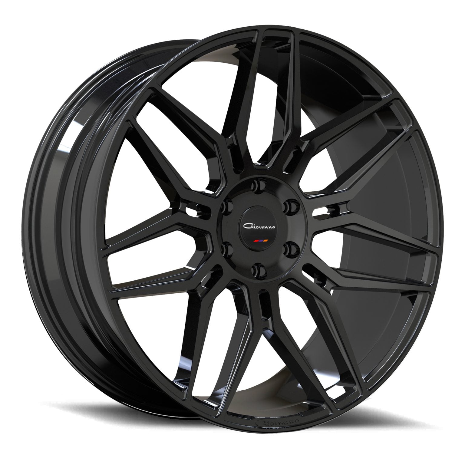 Giovanna Bogota, Deep Profile, 24x10, 5x115/5x120, ET20, CB72.56, Gloss Black