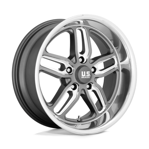 US Mag 1PC U129 CTEN, 20X8.5, 5X127, ET7, CB78.1, MATTE GUN METAL MILLED