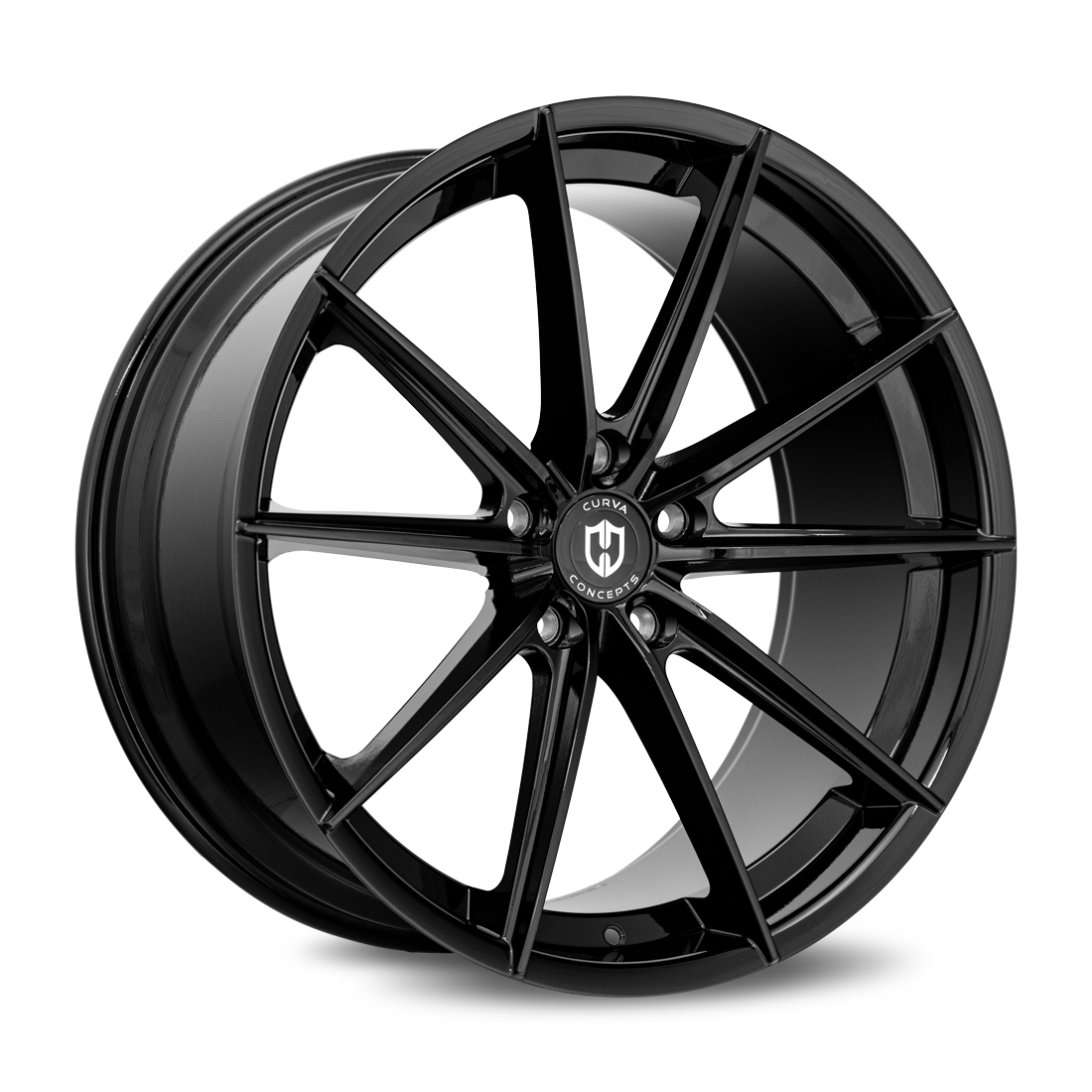 Curva Concepts CFF46, 22x10.5, 5x130, ET45, CB71.5, Gloss Black