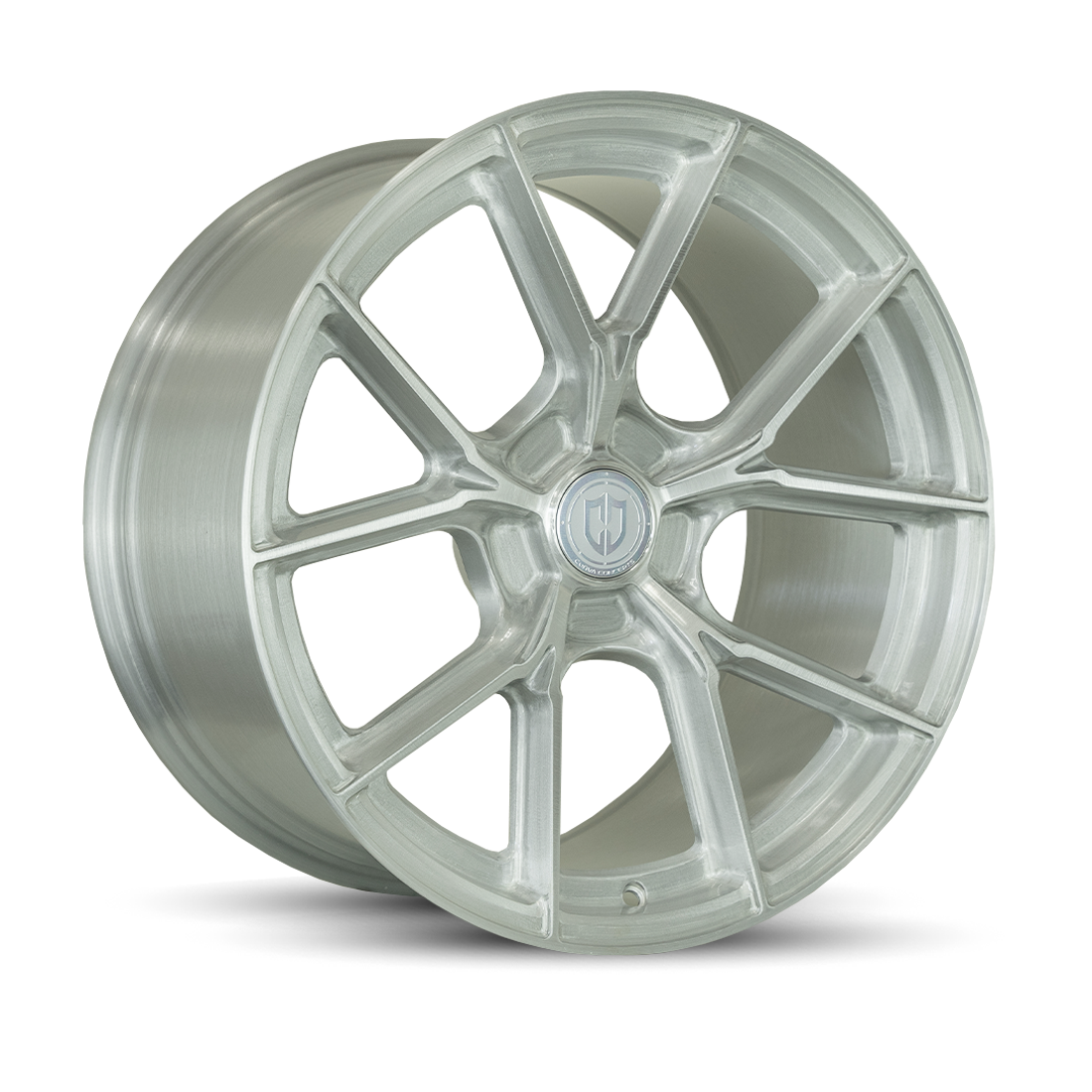 Curva Concepts CFF70, 20x8.5, 5x112, ET30, CB73.1, Brushed Clear Coat