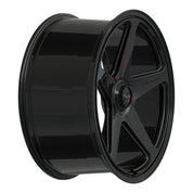 Giovanna Cinque, Regular Profile, 21x9, 5x100 to 5x132, ET10 to 45, CB54.1 to 84.1, Gloss Black