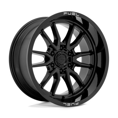 Fuel 1PC D760 CLASH, 17X9, 6X139.7, ET1, CB106.1, GLOSS BLACK
