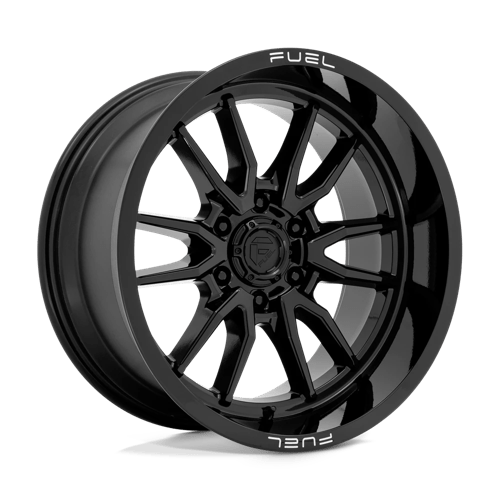 Fuel 1PC D760 CLASH, 20X10, 6X139.7, ET-18, CB106.1, GLOSS BLACK