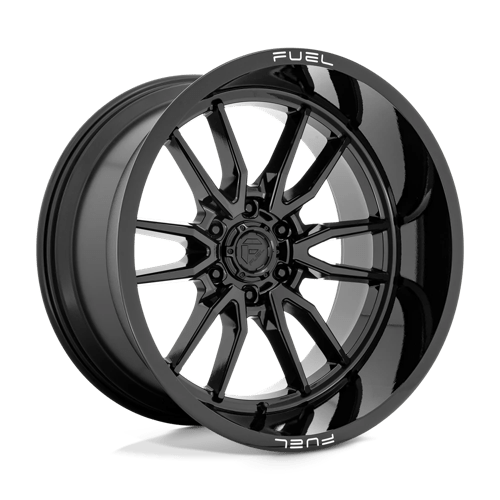 Fuel 1PC D760 CLASH, 22X12, 6X139.7, ET-44, CB106.1, GLOSS BLACK