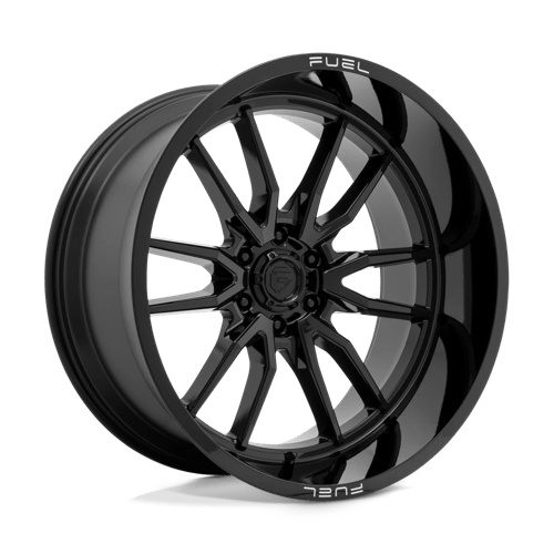 Fuel 1PC D760 CLASH, 24X12, 6X139.7, ET-44, CB106.1, GLOSS BLACK