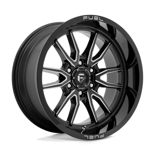 Fuel 1PC D761 CLASH, 17X9, 6X139.7, ET-12, CB106.1, GLOSS BLACK MILLED