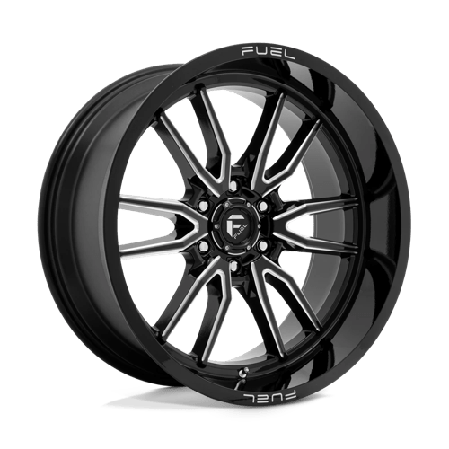 Fuel 1PC D761 CLASH, 22X10, 6X135, ET-18, CB87.1, GLOSS BLACK MILLED