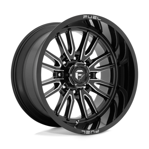 Fuel 1PC D761 CLASH, 22X12, 8X170, ET-44, CB125.1, GLOSS BLACK MILLED