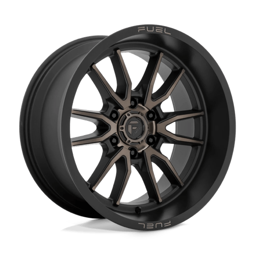 Fuel 1PC D762 CLASH, 17X9, 6X139.7, ET1, CB106.1, MATTE BLACK DOUBLE DARK TINT