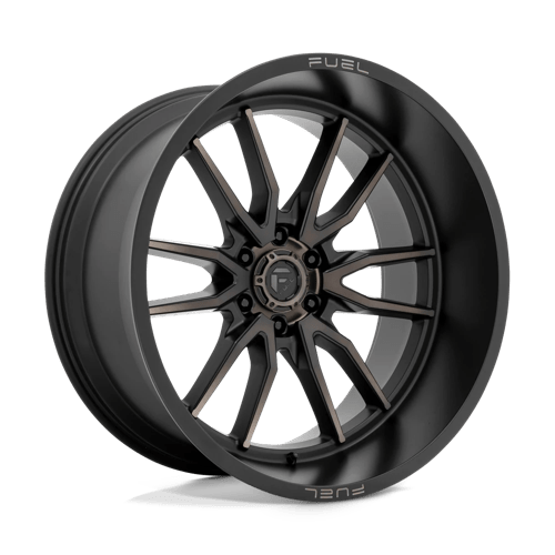 Fuel 1PC D762 CLASH, 24X12, 6X135, ET-44, CB87.1, MATTE BLACK DOUBLE DARK TINT