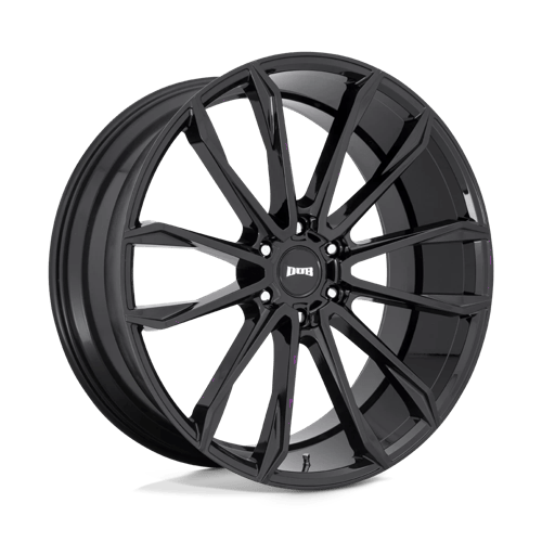 DUB 1PC S253 CLOUT, 24X10, 6X135, ET30, CB87.1, GLOSS BLACK S253240089+30