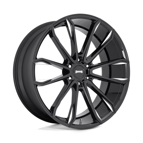 DUB 1PC S252 CLOUT, 24X10, 6X139.7, ET30, CB106.1, GLOSS BLACK MILLED S252240084+30