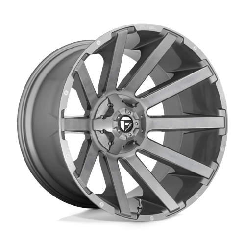 Fuel 1PC D714 CONTRA PLATINUM, 20X10, 5X114.3/5X127, ET-18, CB78.1, BRUSHED GUN METAL TINTED CLEAR D71420002647