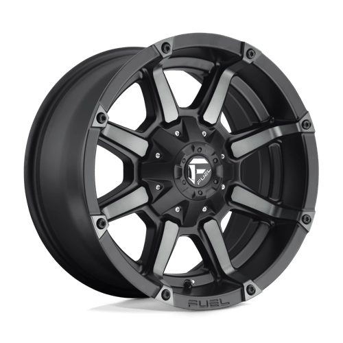 Fuel 1PC D556 COUPLER, 18X9, 6X135/6X139.7, ET1, CB106.1, MATTE BLACK DOUBLE DARK TINT