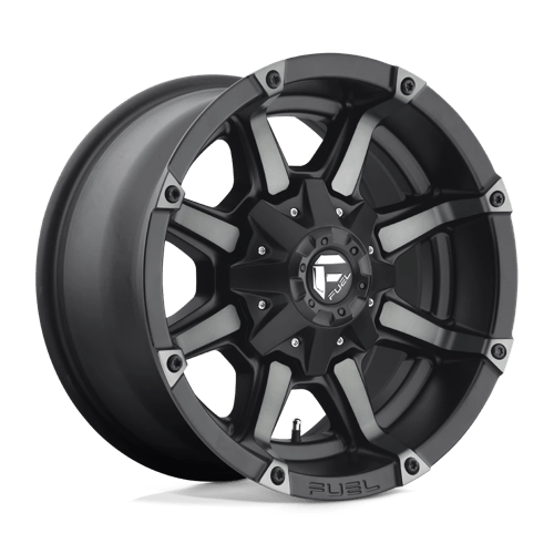 Fuel 1PC D556 COUPLER, 17X9, 6X4.5, ET1, CB78.1, MATTE BLACK DOUBLE DARK TINT