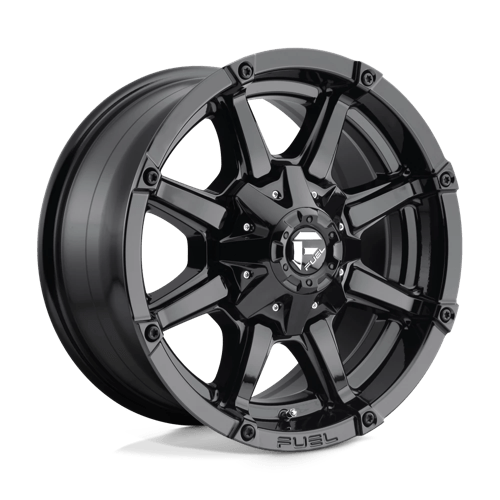 Fuel 1PC D575 COUPLER, 20X10, 5X139.7/5X150, ET-12, CB110.1, GLOSS BLACK D57520007050