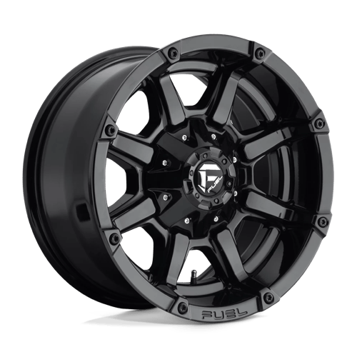 Fuel 1PC D575 COUPLER, 17X9, 6X135/6X139.7, ET-12, CB106.1, GLOSS BLACK