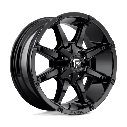 Fuel 1PC D575 COUPLER, 20X9, 6X135/6X139.7, ET1, CB106.1, GLOSS BLACK