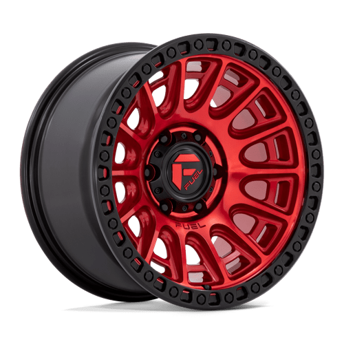 Fuel 1PC D834 CYCLE, 17X8.5, 6X120, ET34, CB66.9, CANDY RED W/ BLACK RING