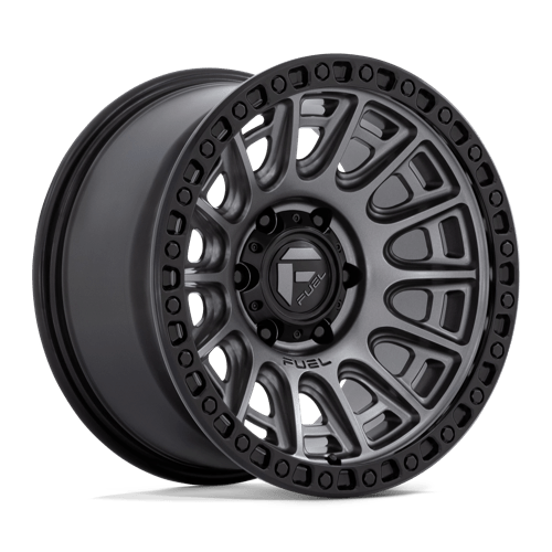 Fuel 1PC D835 CYCLE, 17X9, 6X139.7, ET-12, CB106.1, MATTE GUNMETAL W/ BLACK RING D83517908445E