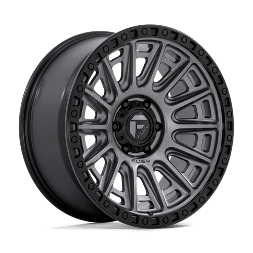 Fuel 1PC D835 CYCLE, 20X9, 6X139.7, ET1, CB106.1, MATTE GUNMETAL W/ BLACK RING D83520908450E