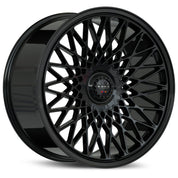Koko Kuture Classica, Deep Profile, 22x10.5, 5x120, ET35, CB74.1, Gloss Black