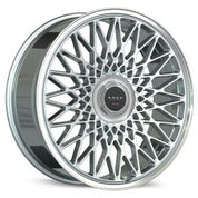 Koko Kuture Classica, Deep Profile, 20x10, 5x100 to 5x132, ET35 to 45, CB54.1 to 84.1, Machined Silver
