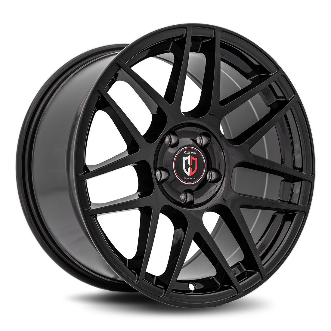 Curva Concepts C300, 18x8.5, 5x112, ET35, CB73.1, Gloss Black