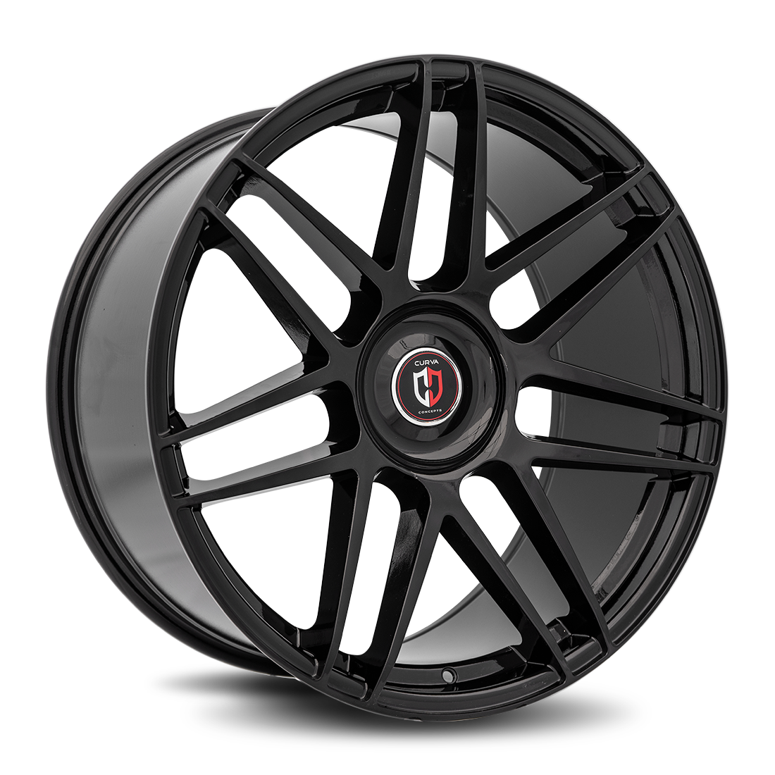 Curva Concepts C300, 22x10.5, 5x112, ET44, CB66.56, Gloss Black