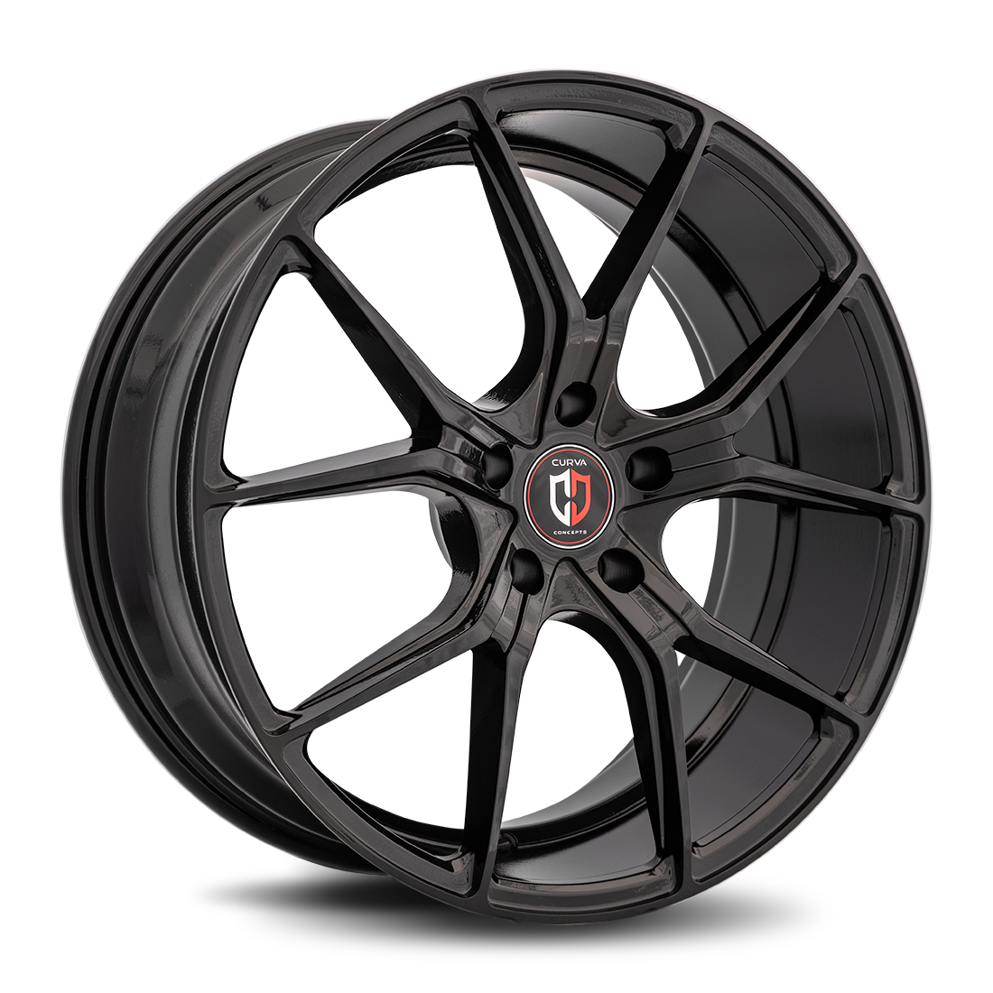 Curva Concepts C42, 19x8.5, 5x114.3, ET35, CB73.1, Gloss Black
