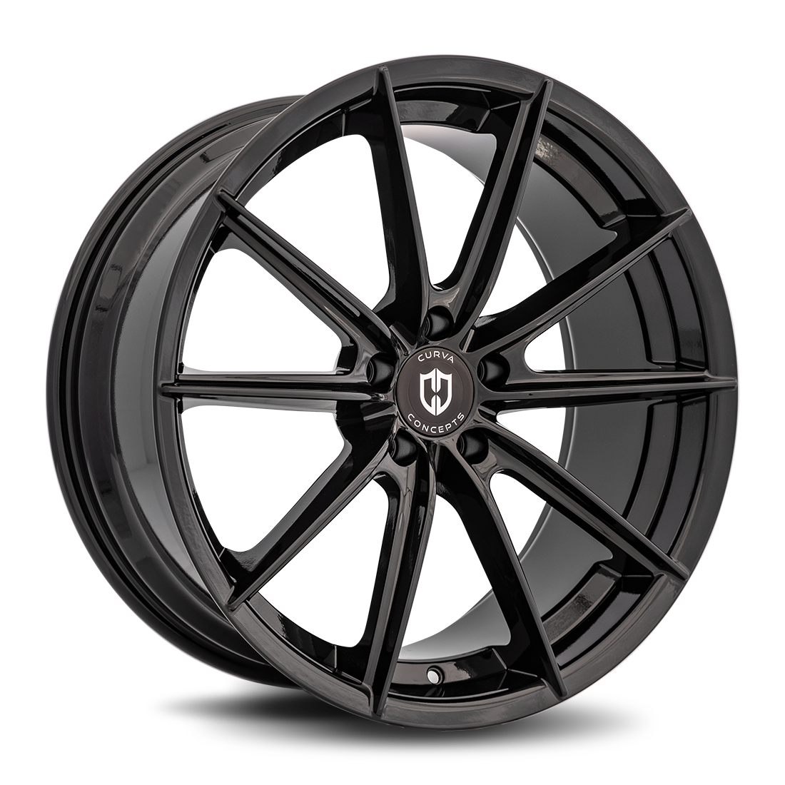 Curva Concepts C46, 20x10.5, 5x114.3, ET35, CB73.1, Gloss Black