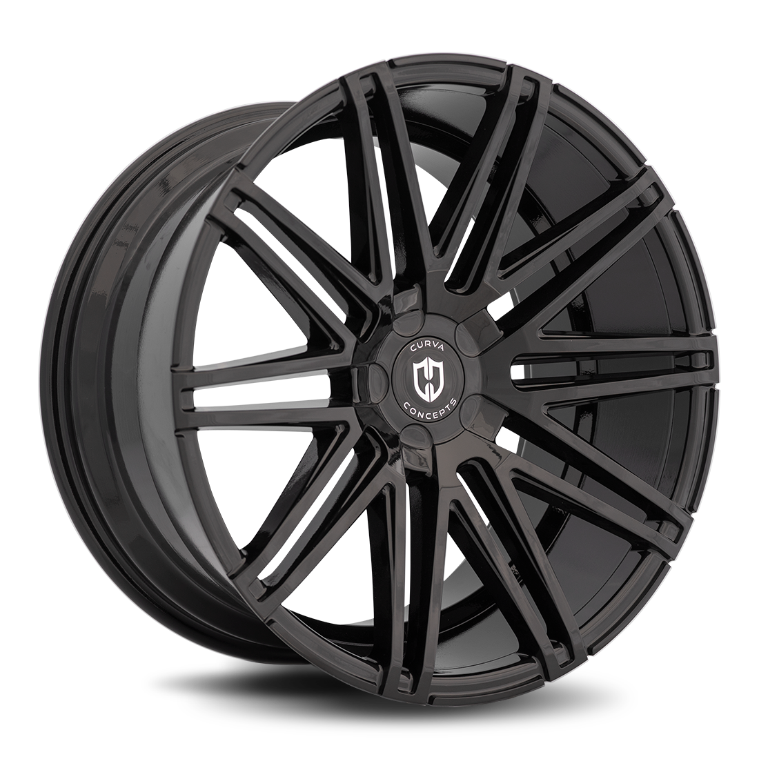 Curva Concepts C48, 20x10.5, 5x115, ET25, CB71.5, Gloss Black